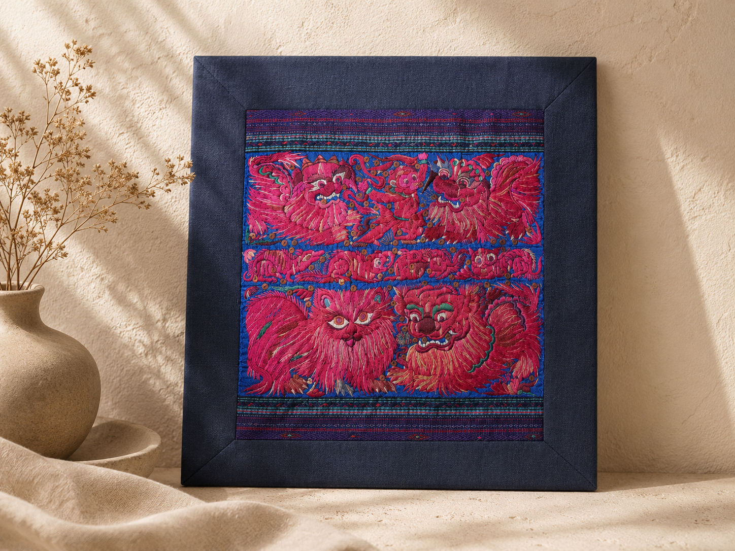 Miao Heritage Embroidery Artwork