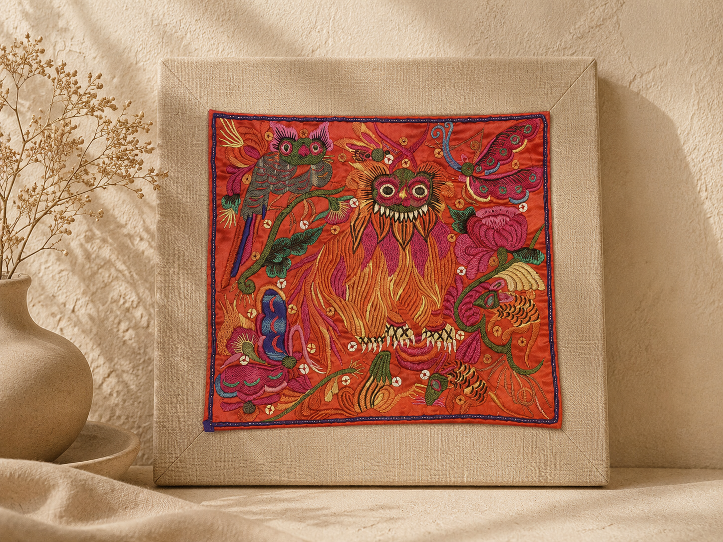 Miao Heritage Embroidery Artwork